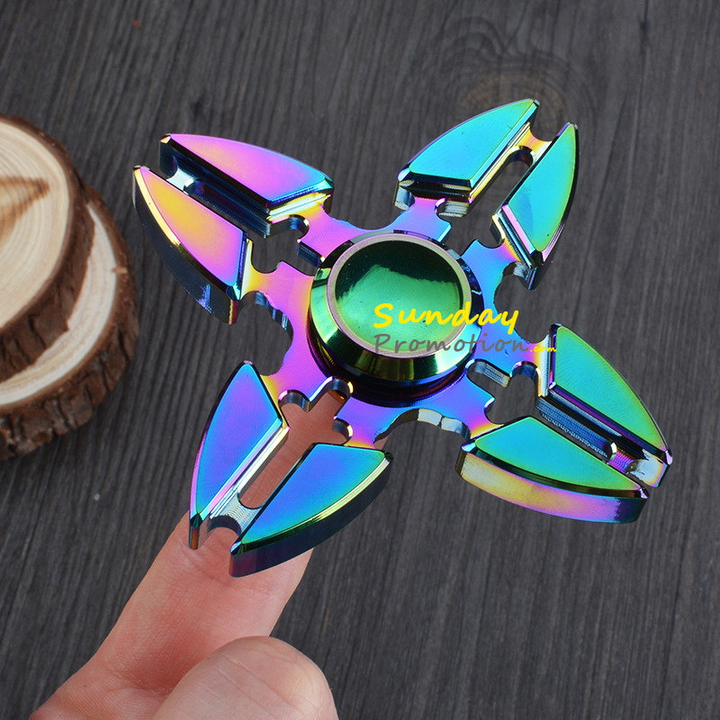 Custom Fidget Spinner Hand Toy Rainbow 