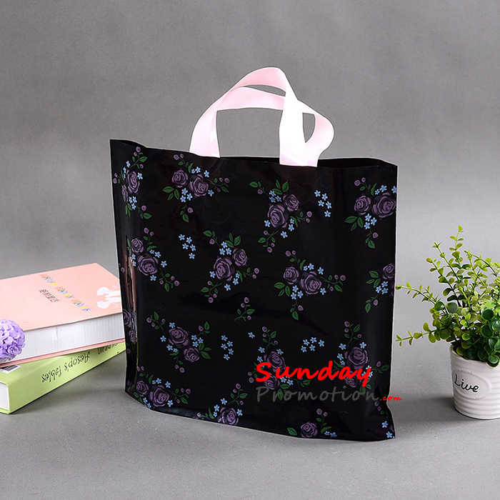 Clear Plastic Bag Wholesale Promotional Plastic Bags with Logo Print